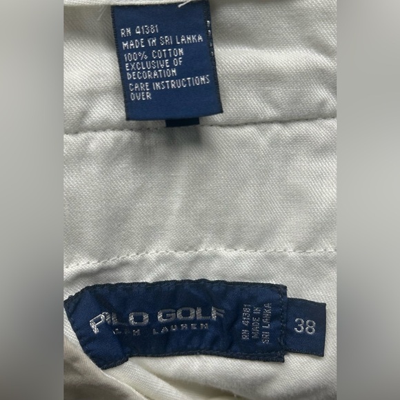 Polo Golf Ralph Lauren Shorts Men’s Sz  38 Khaki Classic Golf Chino Flat Front - Picture 3 of 5